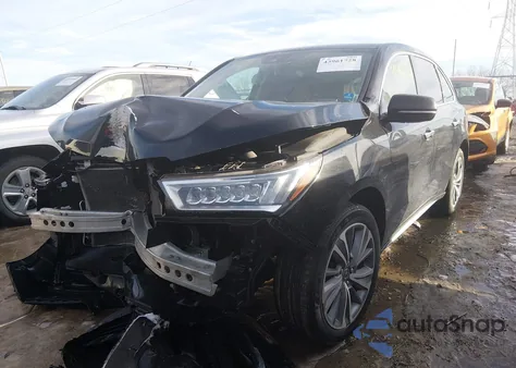 2017 Acura Mdx Technology Package z USA, uszkodzony, nr VIN 5FRYD4H51HB027962
